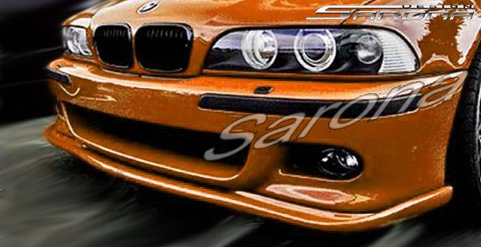 Custom BMW 5 Series Front Bumper Add-on  Sedan Front Lip/Splitter (1997 - 2003) - $390.00 (Part #BM-016-FA)
